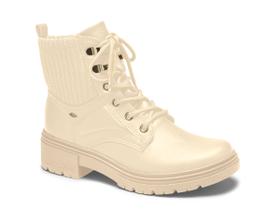 Bota Coturno Feminino Dakota Off White