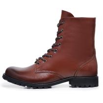 Bota Coturno Feminino em Couro DR12 4251 Marrom Bota Coturno Feminino em Couro DR12 4251 Marrom