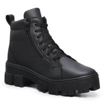 Bota Coturno Feminino Gmm Shoes Cano Médio Conforto Dia a Dia