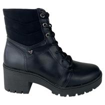 Bota Coturno Feminino Mississipi Militar Salto Bloco Tratorada