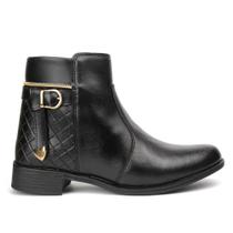 Bota Coturno Feminino Moderna Botinha de Inverno Confortável Blogueirinha