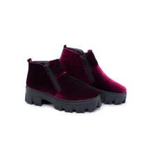 Bota coturno feminino plataforma tratorado salto tratorado confortavel 33 ao 40