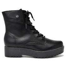 Bota Coturno Feminino Preto Via Marte 23-608-01