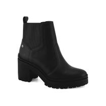 Bota Coturno Feminino Ramarim Napa Salto 7cm Bota Coturno Feminino Ramarim Napa Salto 7cm