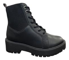 Bota Coturno Feminino Ramarim Tratorado Cadarço 23-98101 Bota Coturno Feminino Ramarim Tratorado Cadarço 23-98101