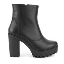 Bota Coturno Feminino Salto Bloco Alto Tratorado Bota Casual Bota Coturno Feminino Salto Bloco Alto Tratorado Bota Casual