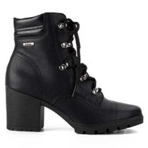 Bota Coturno Feminino Salto Bloco Preto Dakota G5671-0001