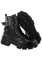 Bota coturno feminino tratorada mr.f