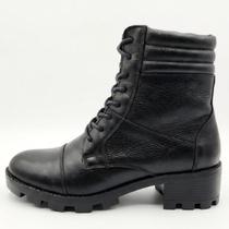 Bota coturno feminino trilha da lua 13310 couro Bota coturno feminino trilha da lua 13310 couro
