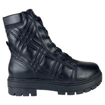 Bota Coturno Feminino Via Marte Cano Médio Tratorada Flatform