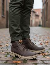 Bota Coturno Ferraroni Original Casual Adventure Estilo Moderno Tratorado Envio Imedaito