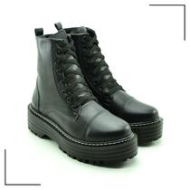 Bota Coturno FootFlex Tratorado Cano Médio Confortável Bota Coturno FootFlex Tratorado Cano Médio Confortável