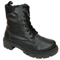 Bota Coturno Fs Shoes Feminina 01111000 - Preto