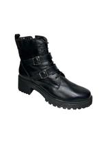 Bota coturno halui feminino ref:401 couro Bota coturno halui feminino ref:401 couro