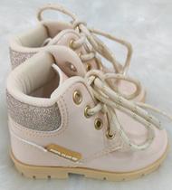 Bota coturno inf fem pimpolho rosa