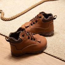 Bota Coturno Infantil Bebê com Franja Removível 2 Modelos em 1 Solado Antiderrapante