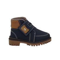 Bota Coturno Infantil Bebê Menino Ursinho Molekinho 2144230