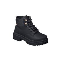 Bota Coturno Infantil Feminina Ortopé Glam Boot Tratorado Preta