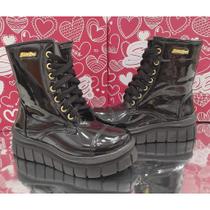 Bota coturno infantil feminino fort pe 28/35