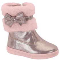 Bota Coturno Infantil Feminino Pelinhos Molekinha 2127.216