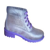 Bota Coturno Infantil Feminino Tratorada Galocha Silicone