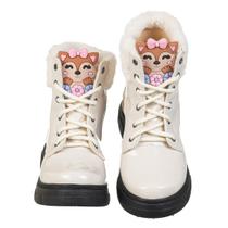 Bota Coturno Infantil Menina Blogueirinha Festa Moda Verniz Fivela Tendência Coleção Inverno Bota Coturno Infantil Menina Blogueirinha Festa Moda Verniz Fivela Tendência Coleção Inverno