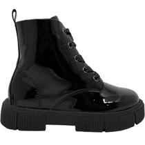 Bota Coturno Infantil Menina Casual Dia a Dia Cadarço com Brilho Mini Sua Cia 7039.00436
