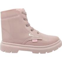 Bota Coturno Infantil Menina Casual Dia a Dia Passeio Escola Inverno Conforto Cano Baixo Klin 365.013