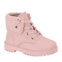 Bota Coturno Infantil Menina Molekinha Pelo Casual 2126.524 Bota Coturno Infantil Menina Molekinha Pelo Casual 2126.524