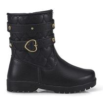 Bota Coturno Infantil Menina Pequito Cano Alto Zíper Fivela Coração Confortável Antiderrapante Moderna Inverno Blogueirinha Delicada Anatômica Bota Coturno Infantil Menina Pequito Cano Alto Zíper Fivela Coração Confortável Antiderrapante Moderna Inverno Blogueirinha Delicada Anatômica
