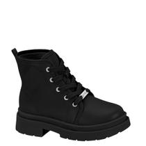 Bota Coturno Infantil Menina Tratorada Molekinha 2182.100 - Preto - 32 Bota Coturno Infantil Menina Tratorada Molekinha 2182.100 - Preto - 32