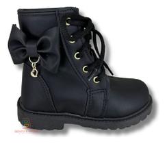 Bota Coturno Infantil Meninas - Várias Cores