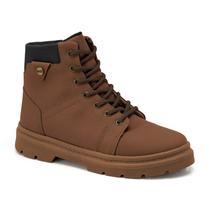 Bota Coturno Infantil Menino Klin London Mini Caramelo/Preto Bota Coturno Infantil Menino Klin London Mini Caramelo/Preto