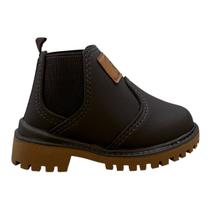 Bota Coturno Infantil Menino Molekinho Casual Conforto Tratorado Calce Fácil 2144.236 Marrom Bota Coturno Infantil Menino Molekinho Casual Conforto Tratorado Calce Fácil 2144.236 Marrom