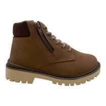 Bota Coturno Infantil Menino Molekinho Casual Tratorado 2817.126 Marrom