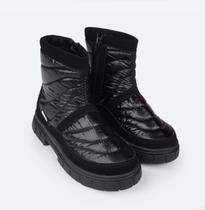 Bota coturno infantil pampili lucky matelasse comfy - 711009 Bota coturno infantil pampili lucky matelasse comfy - 711009