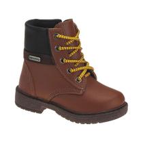 Bota Coturno Infantil Street Caramelo Unipasso 107-02-114 Bota Coturno Infantil Street Caramelo Unipasso 107-02-114
