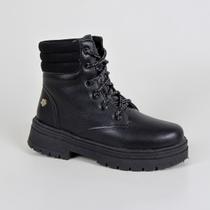 Bota Coturno Infantil Tininha 31032 Preto Bota Coturno Infantil Tininha 31032 Preto