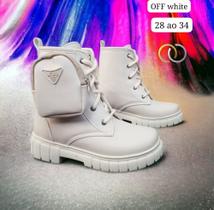 Bota Coturno Infantil Tratorada Com Bolsa Nilqi 1500.1.1