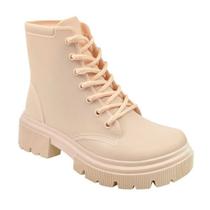Bota Coturno Infanto-juvenil Lizzi Tratorado Off White Luelua 122000-589