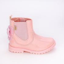 Bota Coturno Kidy Fashion Laço Elástico e Glitter Rosa Bota Coturno Kidy Fashion Laço Elástico e Glitter Rosa