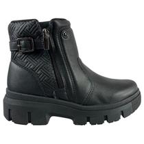 Bota Coturno Kolosh Feminina Original Cano Curto Zíper Tratorada Conforto Cor:PretoTamanho:39 Bota Coturno Kolosh Feminina Original Cano Curto Zíper Tratorada Conforto Cor:PretoTamanho:39