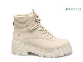 Bota coturno kolosh tratorada cor porcelana Bota coturno kolosh tratorada cor porcelana