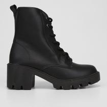 Bota Coturno Look Fashion Cano Médio Feminina Bota Coturno Look Fashion Cano Médio Feminina