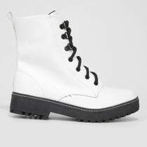 Bota Coturno Look Fashion Tratorada Feminina