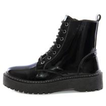 Bota Coturno Macia Confortavel de luxo em Couro