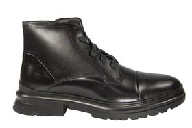 BOTA COTURNO MASC ERON COURO PRETO - Cód 528102-001