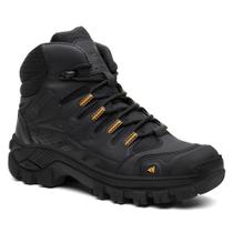 Bota Coturno Masculina Adventure Cano Médio Reforçada Leve Resistente Trilha