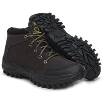 Bota Coturno Masculina Adventure Casual Tratorada - Marrom