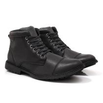Bota Coturno Masculina Cano Curto Cadarço Macia Conforto Bota Coturno Masculina Cano Curto Cadarço Macia Conforto